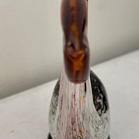 Murano Art Vintage Murano Style Handblown Art Glass Pelican Fish In